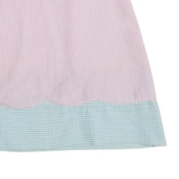 Smockingbird Pink Striped Seersucker Dress Size 4T - Picture 3 of 5